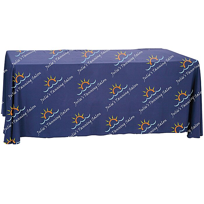 Custom Serged Convertible Table Throw - 4 feet to 6 feet - Full Colour