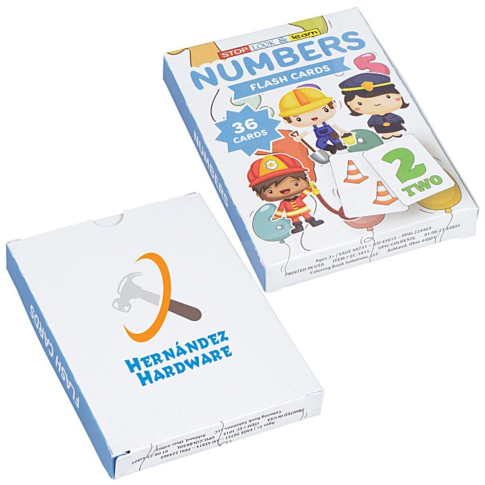 Custom Flash Cards - Numbers