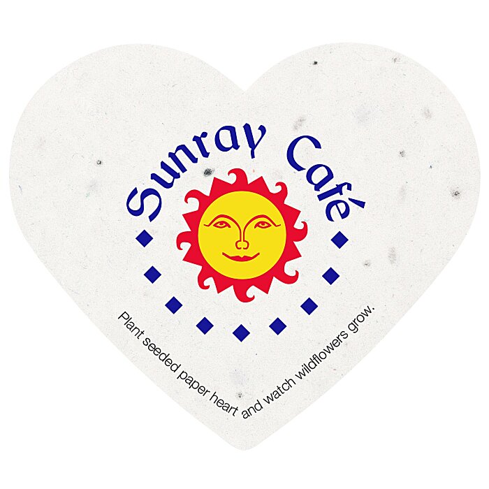 Custom Seed Paper Shapes - Heart